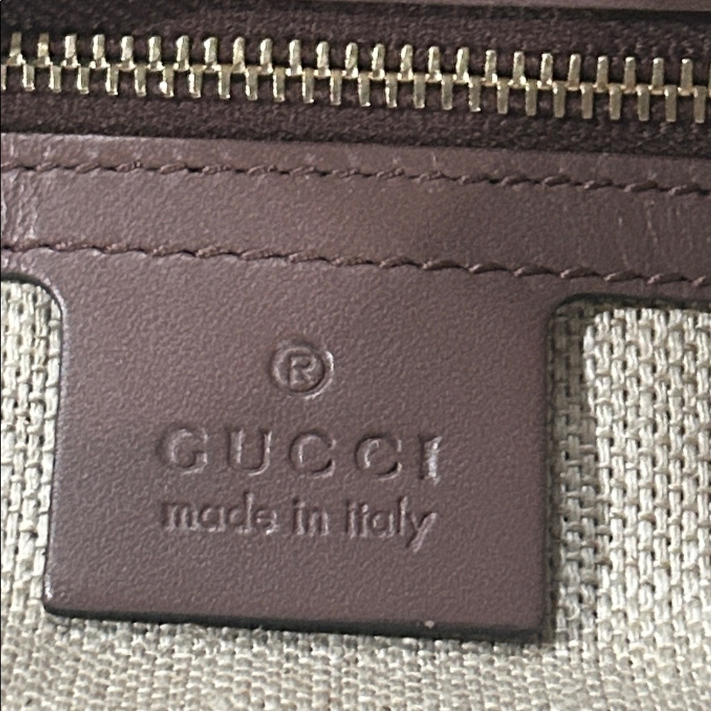 Gucci Craft Canvas & Leather Tote Bag - Picture 11 of 12